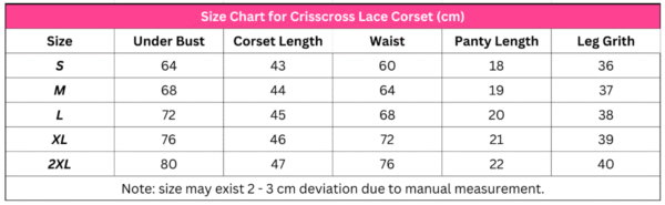 Crisscross Lace Corset - Image 11