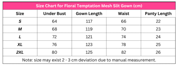 Floral Temptation Mesh Slit Gown - Image 9