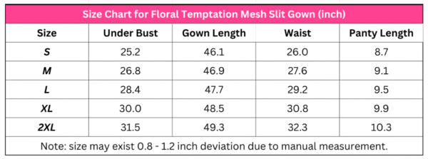 Floral Temptation Mesh Slit Gown - Image 8
